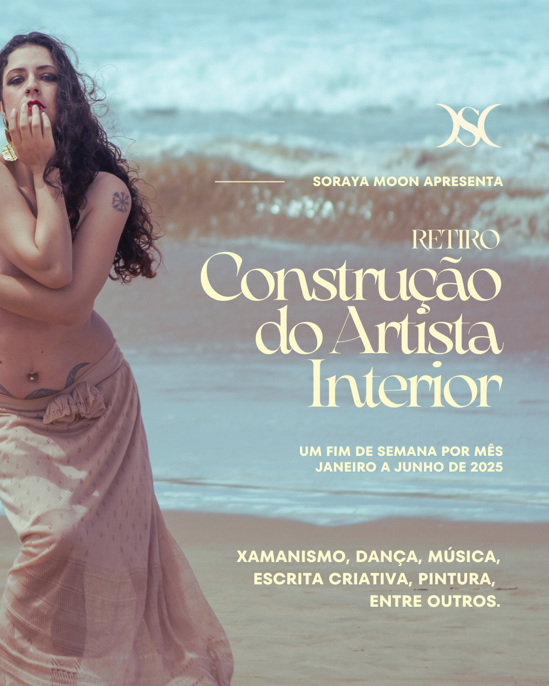 Cartaz do retiro “A Construção do Artista Interior”